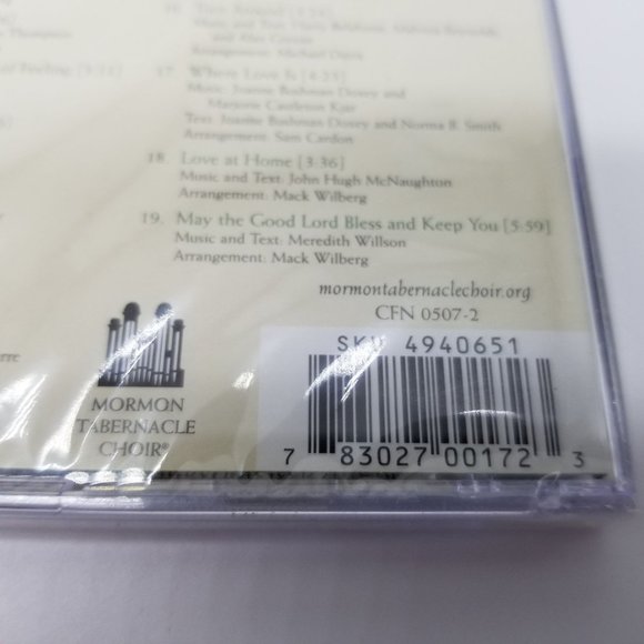 Mormon Tabernacle Choir Music CD Love is Spoken Here Songs of Heart and Home - Picture 11 of 11
